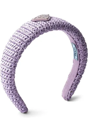 Prada Bandeau en crochet à logo triangle