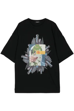 UNDERCOVER T-shirt en coton à imprimé graphique