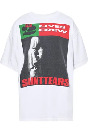 SAINT MXXXXXX T-shirt en coton à imprimé graphique