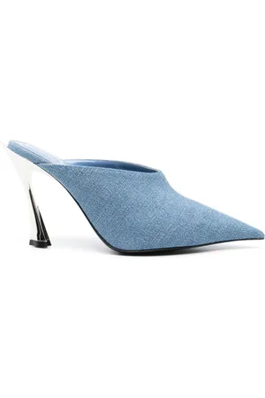 MUGLER Mules en jean 95 mm
