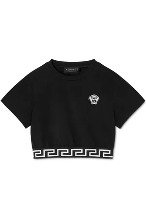 VERSACE T-shirt à motif Medusa brodé
