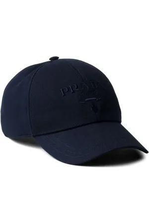 Prada Casquette en coton à logo brodé