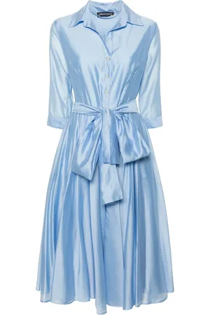 DRHOPE Robe-chemise mi-longue évasée