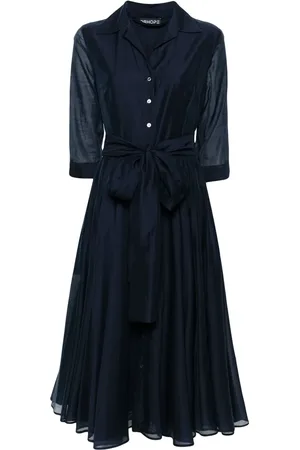 DRHOPE Robe-chemise mi-longue évasée