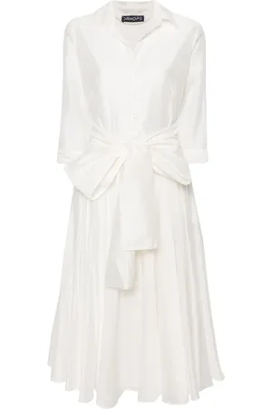 DRHOPE Robe-chemise mi-longue évasée