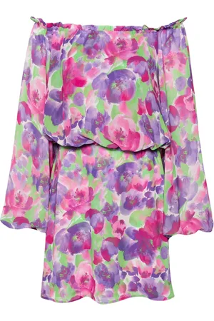 ROTATE X Reina Olga robe courte à fleurs