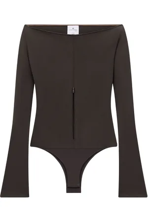 Courrèges Body zippé à épaules dénudées