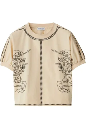 Burberry T-shirt en coton à logo EKD