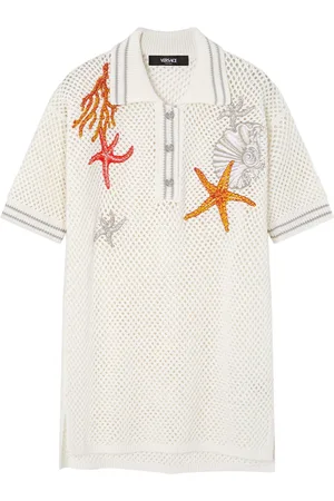VERSACE Polo en crochet