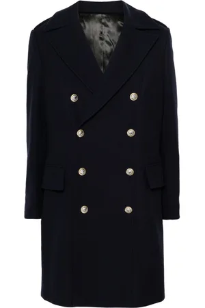 Balmain Manteau à boutonnière croisée