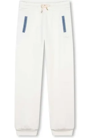 Chloé Pantalon de jogging en coton à poches plaquées
