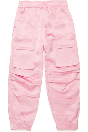 Diesel Pantalon cargo à broderies Oval D