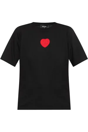 Dsquared2 T-shirt en coton à patch cœur