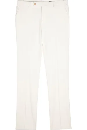MAN ON THE BOON. Pantalon chino en coton mélangé