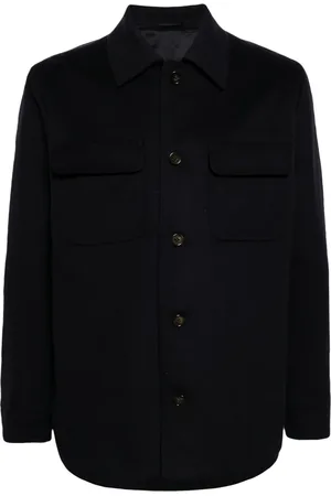 N.PEAL Veste en laine mélangée à col italien