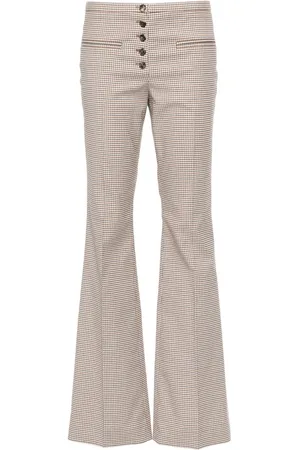 Courrèges Pantalon de tailleur à carreaux