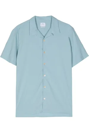 Paul Smith Chemise en coton biologique à manches courtes