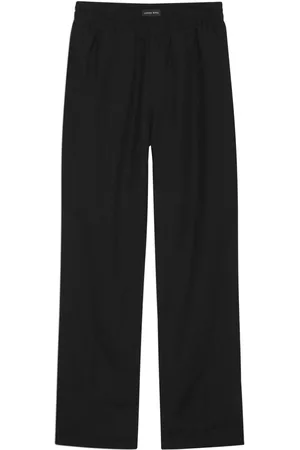 ANINE BING Pantalon en lin à coupe droite
