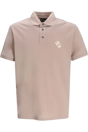 Emporio Armani Polo en coton à logo brodé