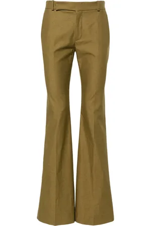 Ludovic De Saint Sernin Pantalon de tailleur Bum à coupe évasée