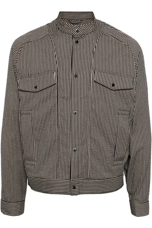Emporio Armani Veste bomber à rayures