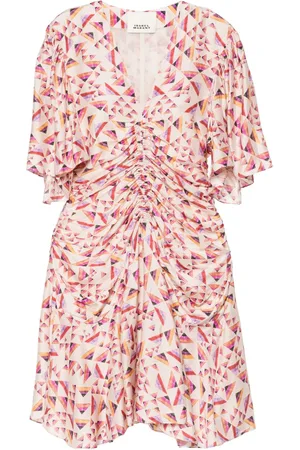 Isabel Marant Robe courte Lienne à motif géométrique