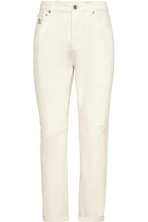 Brunello Cucinelli Jean à coupe droite