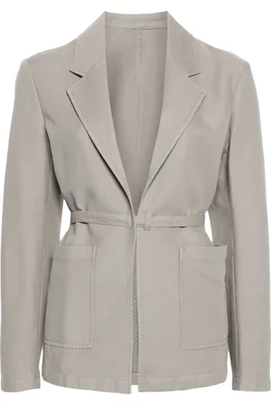 Totême Blazer en coton à taille nouée