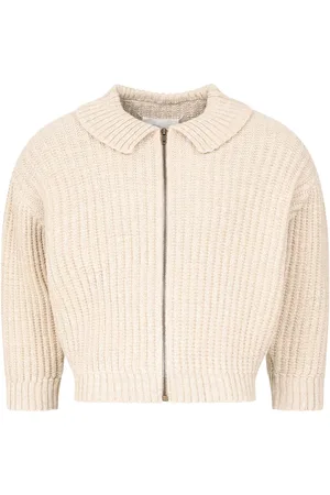 Maison Margiela Cardigan nervurée à fermeture zippée
