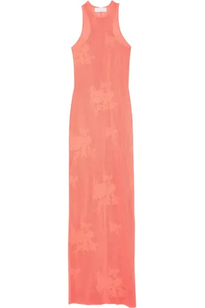 FLEUR DU MAL Robe longue en maille pointelle