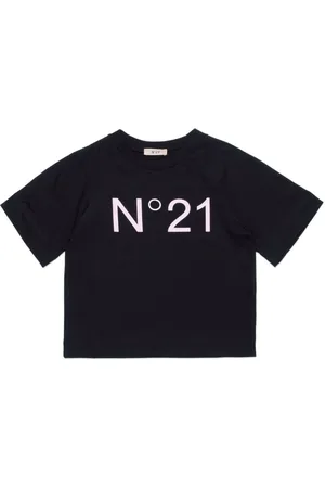 Nº21 T-shirt en coton à logo imprimé