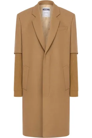 Moschino Manteau à revers crantés