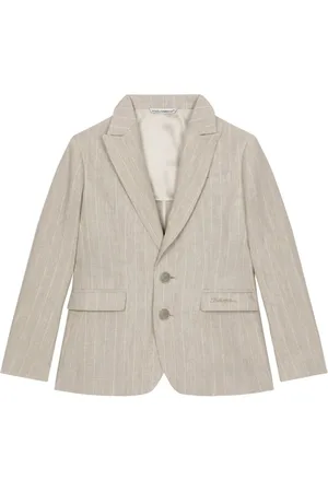 Dolce & Gabbana Blazer en lin à rayures