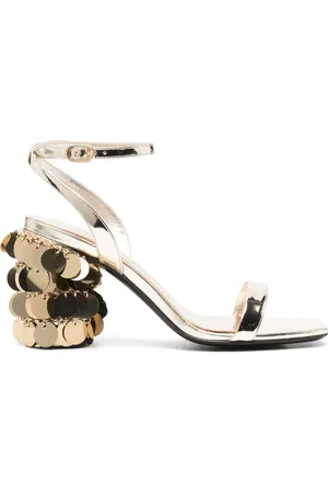 Paco rabanne Sandales à paillettes 95 mm