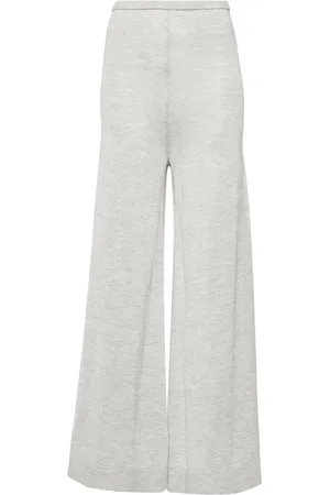 Totême Pantalon palazzo en maille fine