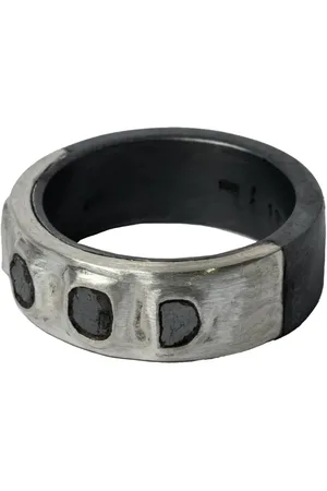 PARTS OF FOUR Bague Sistema en argent sterling sertie de diamants
