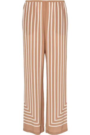 Totême Pantalon palazzo à motif géométrique