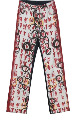 Charles Jeffrey Loverboy Jean Exclusive Painted Art
