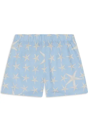 VERSACE Short imprimé à logo brodé