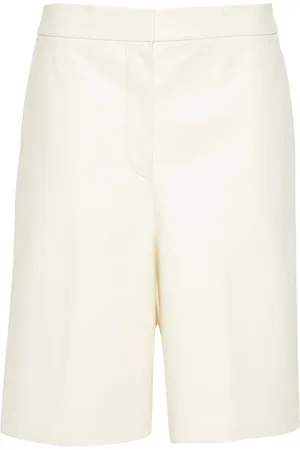 Fabiana Filippi Short en cuir à taille mi-haute
