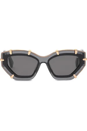 Philipp Plein Lunettes de soleil à monture papillon