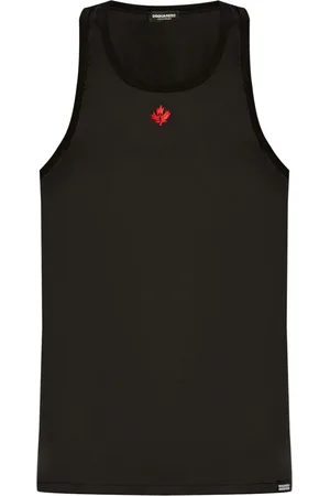 Dsquared2 Débardeur en coton à logo brodé