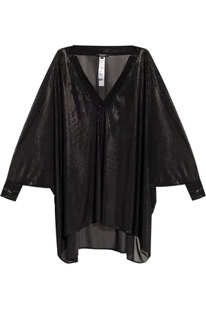 Balmain Robe de plage courte à effet métallisé