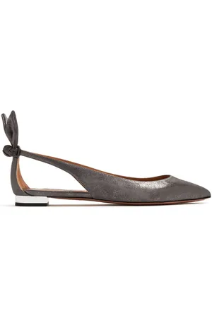 Aquazzura Ballerines Bow Tie en cuir