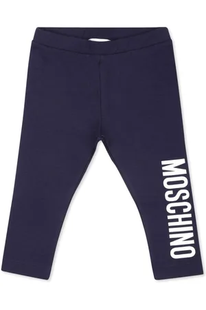 Moschino Legging en coton stretch à logo imprimé