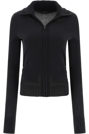 Balenciaga Cardigan en coton mélangé à détail noué