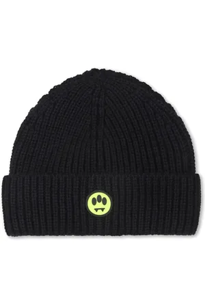 BARROW Bonnet en maille à logo appliqué