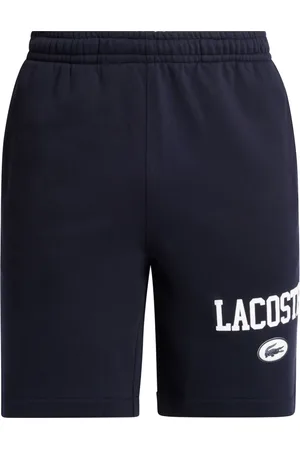 Lacoste Short en coton biologique à logo imprimé