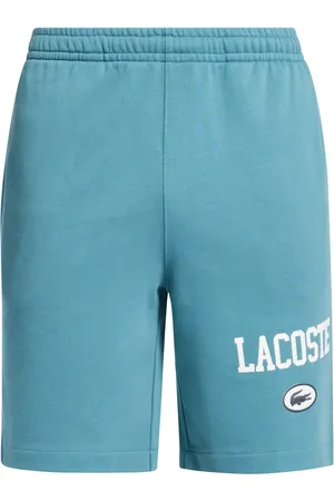 Lacoste Short en coton biologique à logo imprimé
