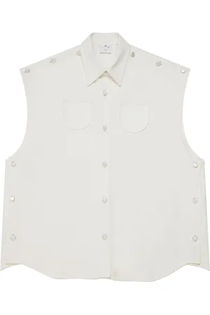 Courrèges Chemise Mega-Styling en jean